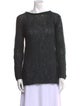 Calvin Klein Collection Mohair Bateau Neckline Sweater