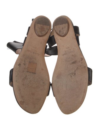 Calvin Klein Collection Leather Gladiator Sandals