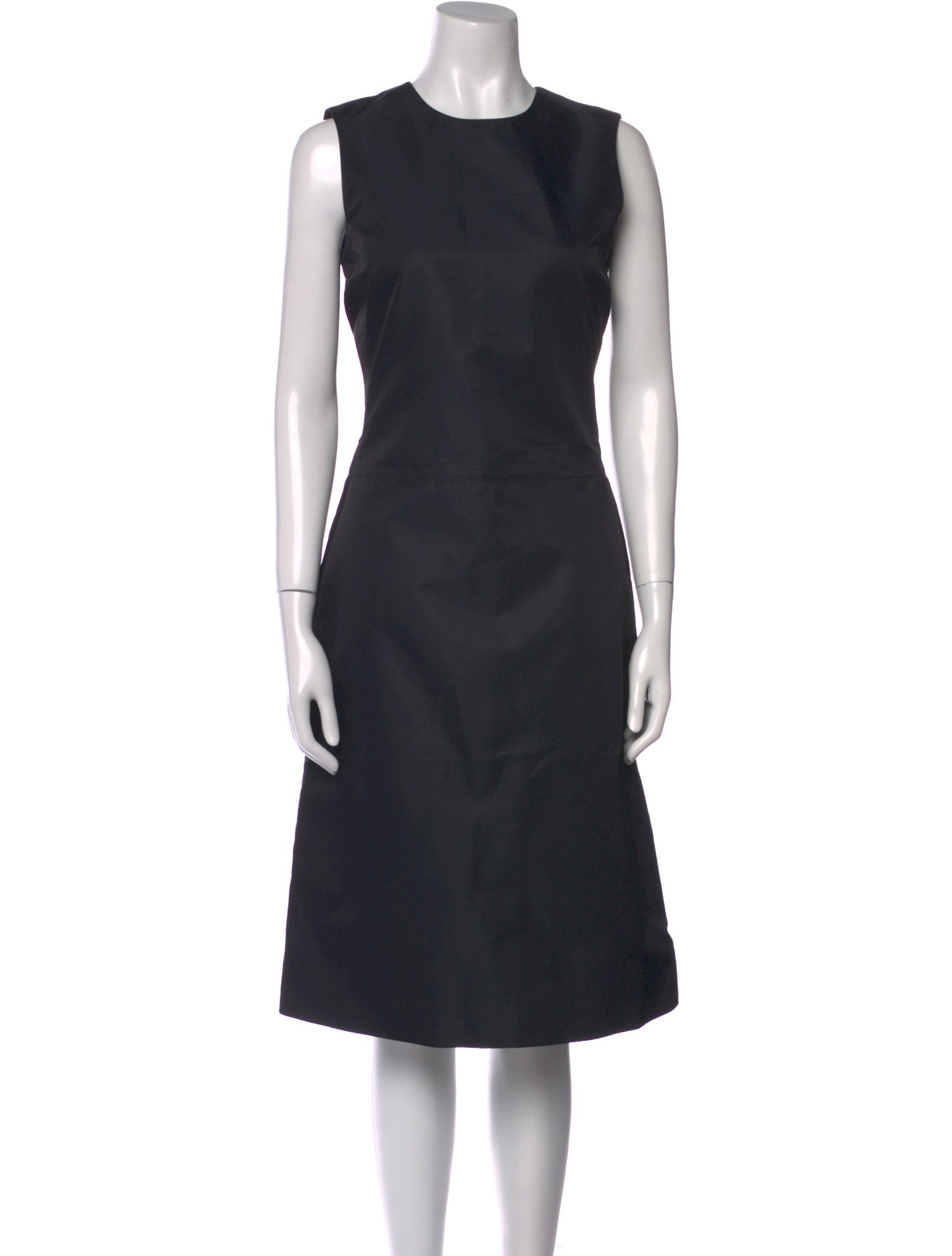 Calvin Klein Collection Crew Neck Midi Length Dress