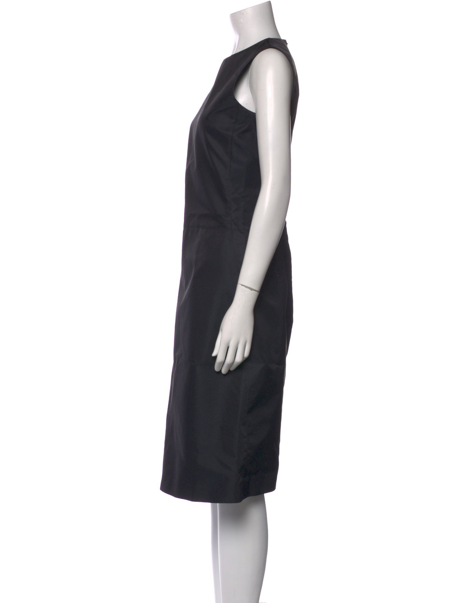 Calvin Klein Collection Crew Neck Midi Length Dress