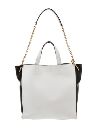 Calvin Klein Collection Leather Top Handle Bag