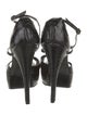 Calvin Klein Collection Embossed Leather Gladiator Sandals