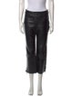 Calvin Klein Collection Lamb Leather Straight Leg Pants
