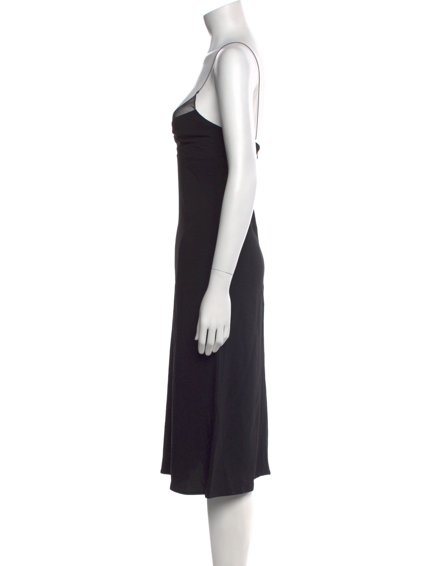 Calvin Klein Collection V-Neck Knee-Length Dress