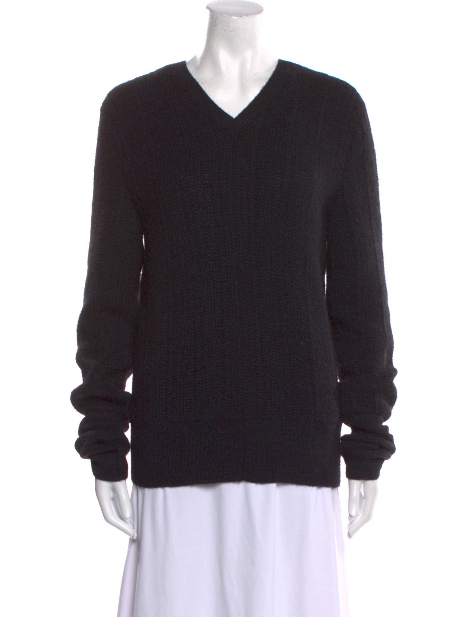 Calvin Klein Collection Alpaca V-Neck Sweater