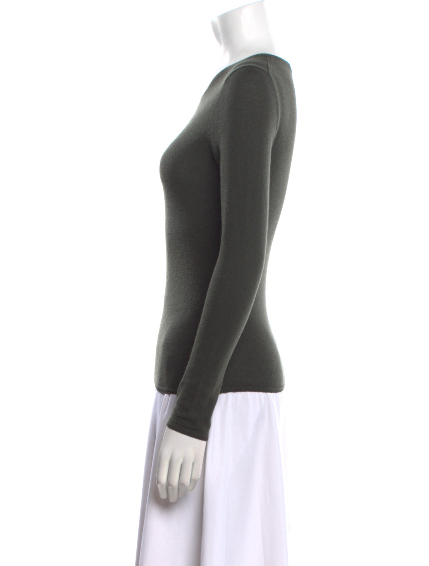 Calvin Klein Collection Cashmere Scoop Neck Sweater