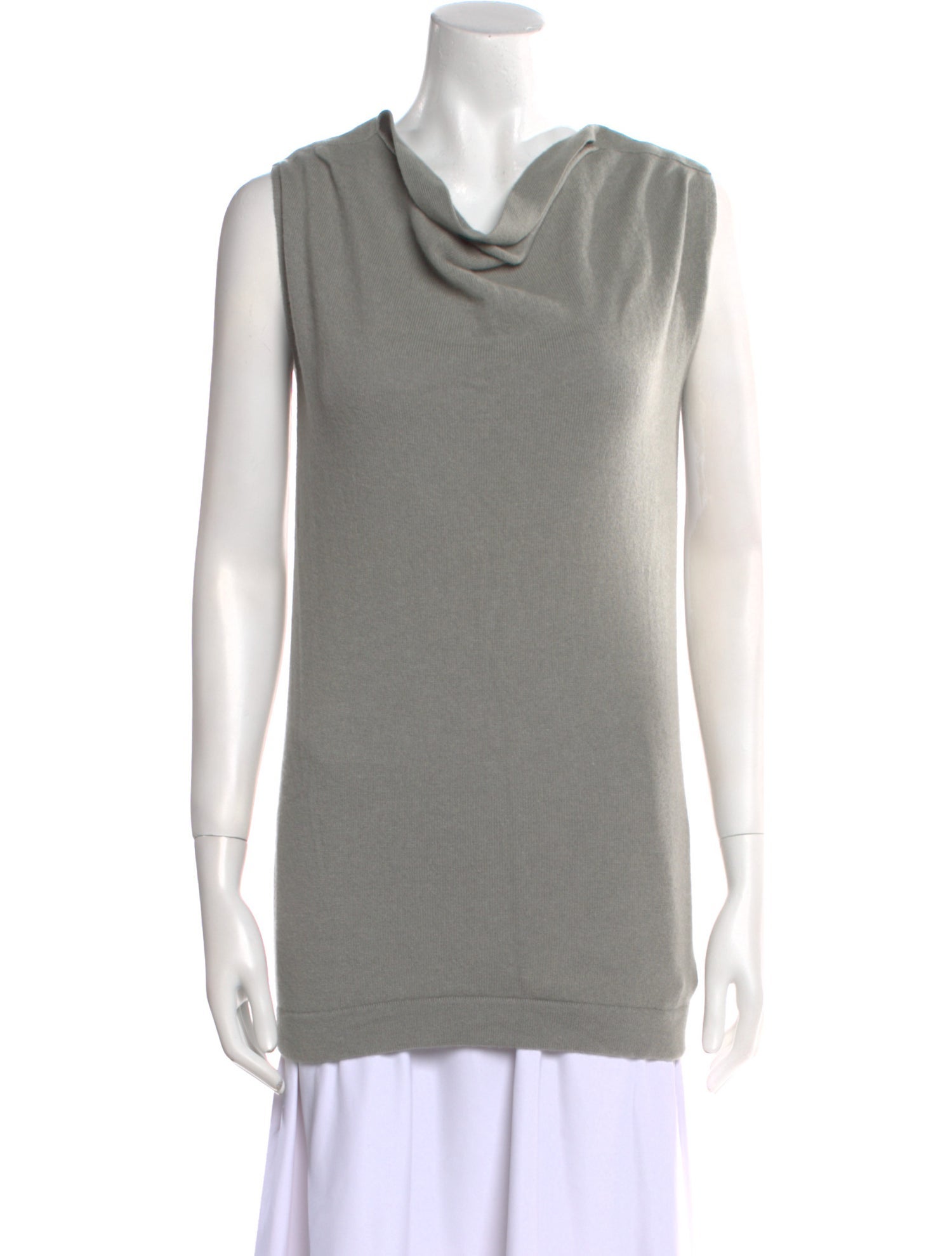 Calvin Klein Collection Cashmere Cowl Neck Tunic