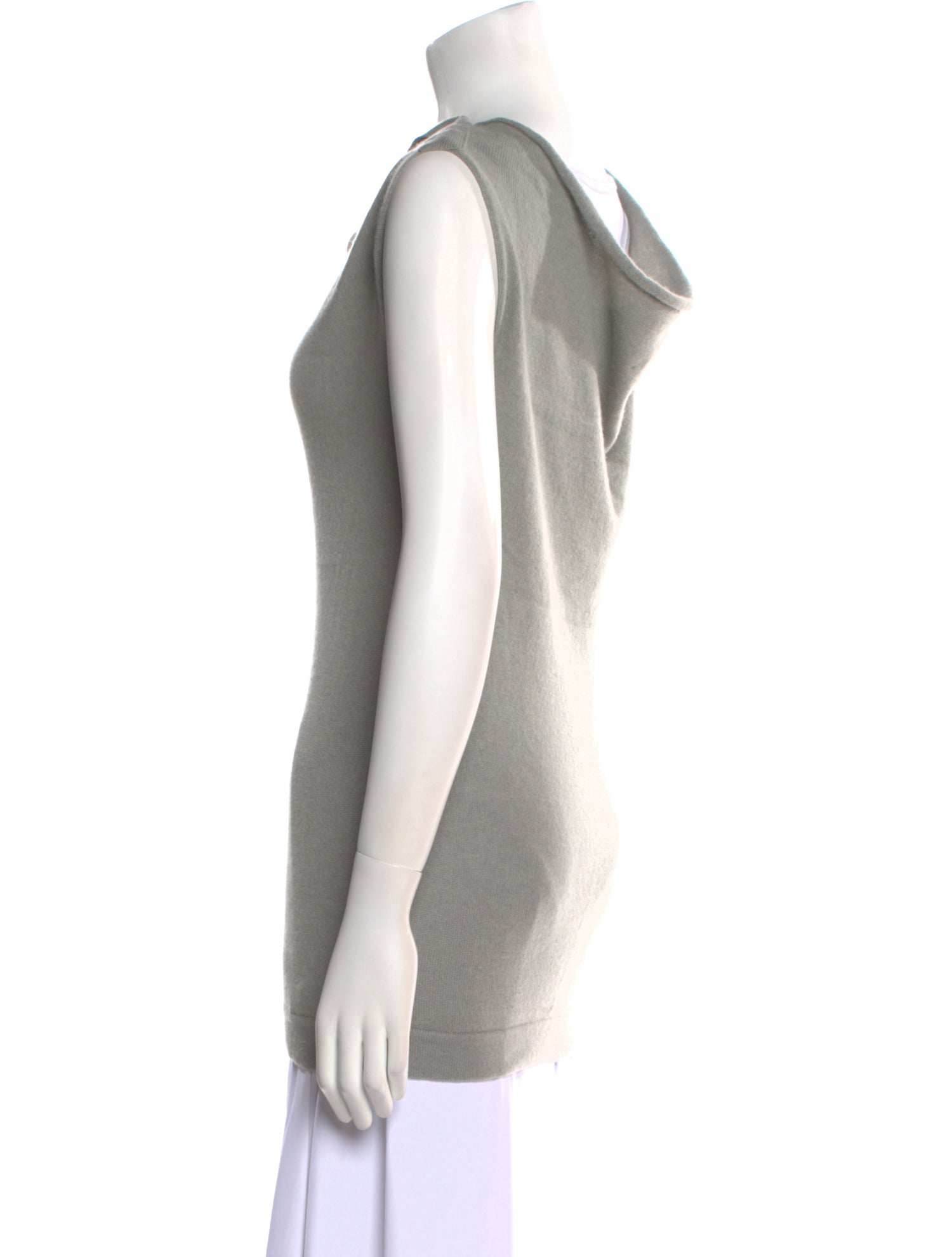 Calvin Klein Collection Cashmere Cowl Neck Tunic
