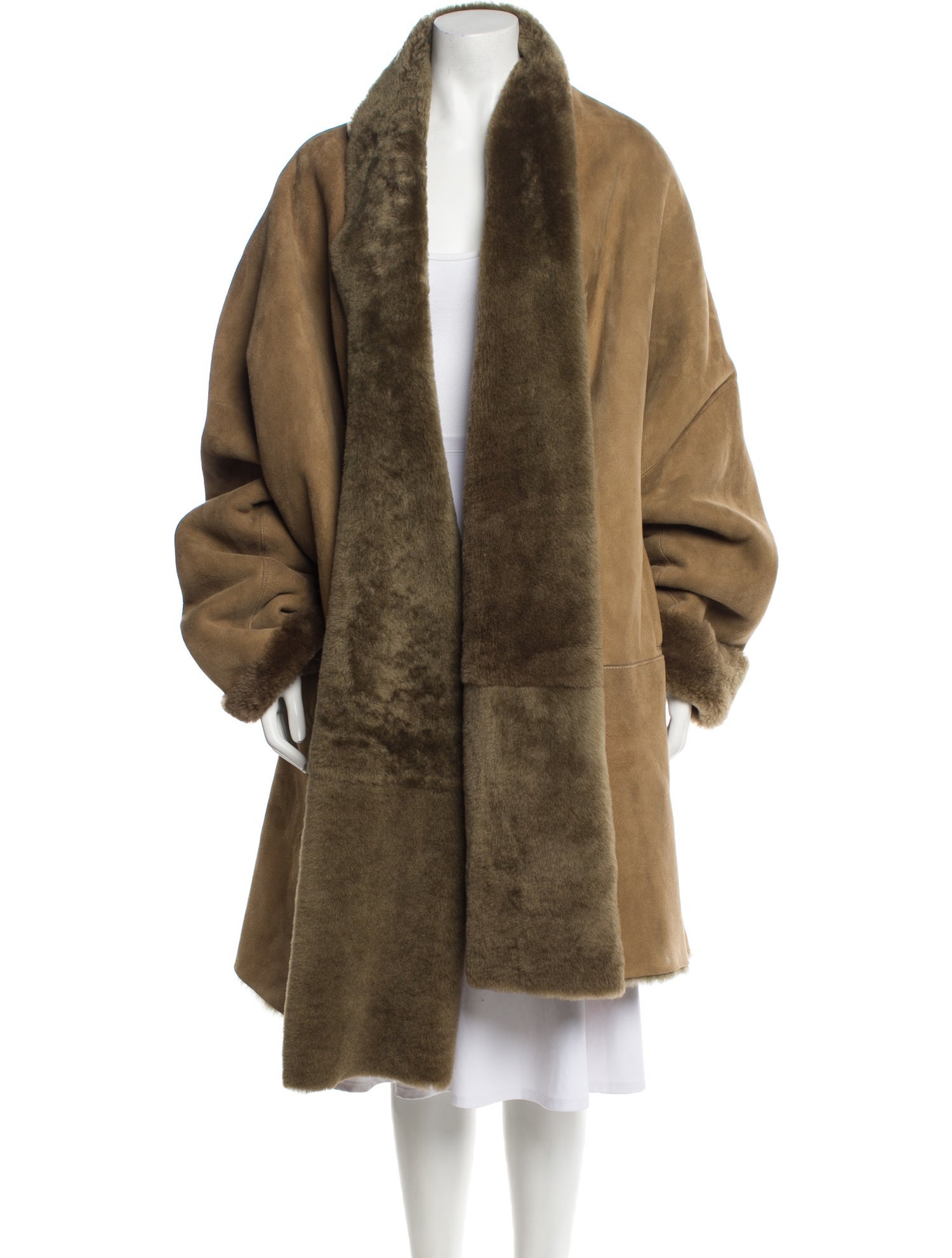 Calvin Klein Collection Vintage 1990's Fur Coat