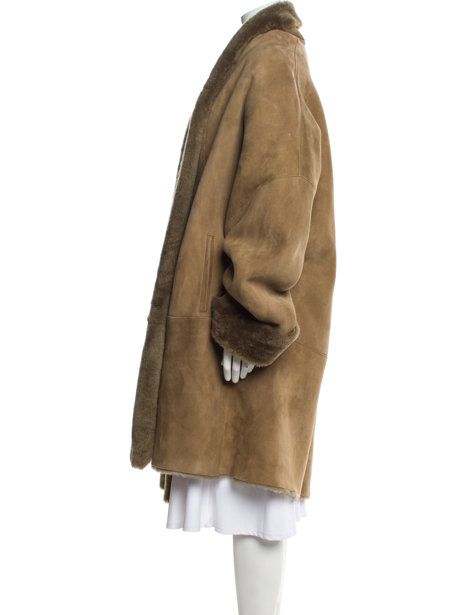 Calvin Klein Collection Vintage 1990's Fur Coat