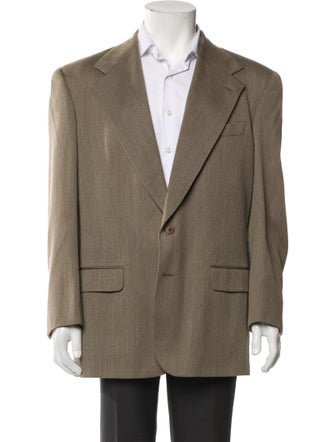 Calvin Klein Collection Virgin Wool Peacoat