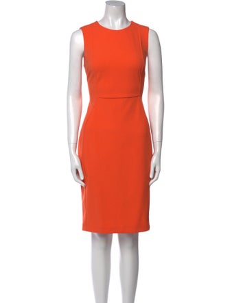 Calvin Klein Collection Crew Neck Knee-Length Dress