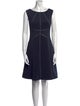 Calvin Klein Collection Bateau Neckline Mini Dress