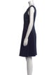 Calvin Klein Collection Bateau Neckline Mini Dress
