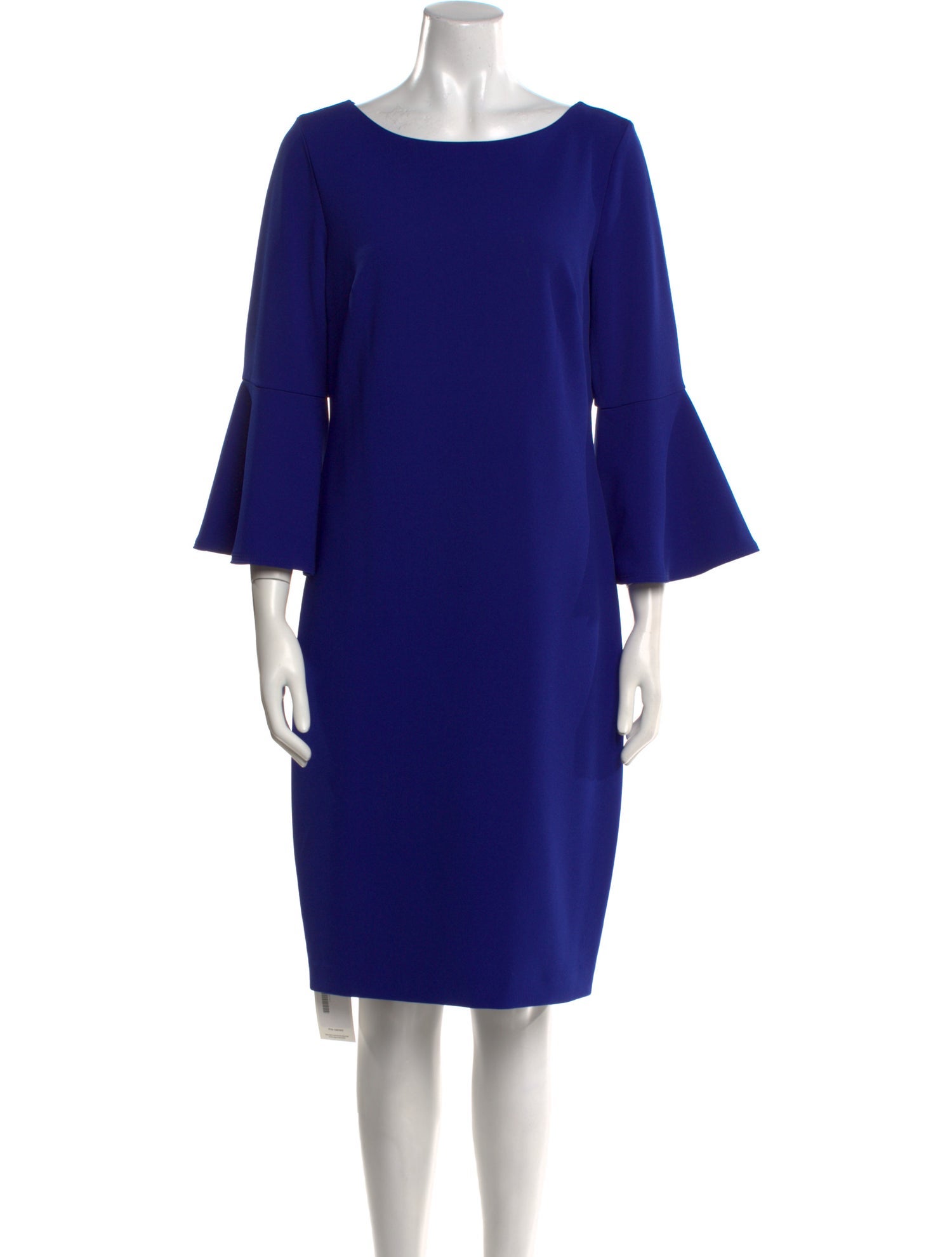 Calvin Klein Collection Bateau Neckline Knee-Length Dress