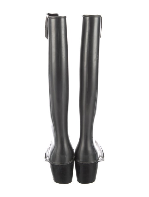 Calvin Klein Collection Leather Rain Boots