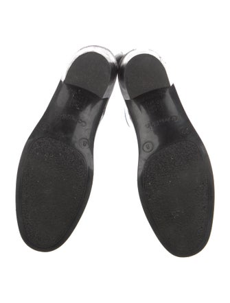 Calvin Klein Collection Leather Rain Boots