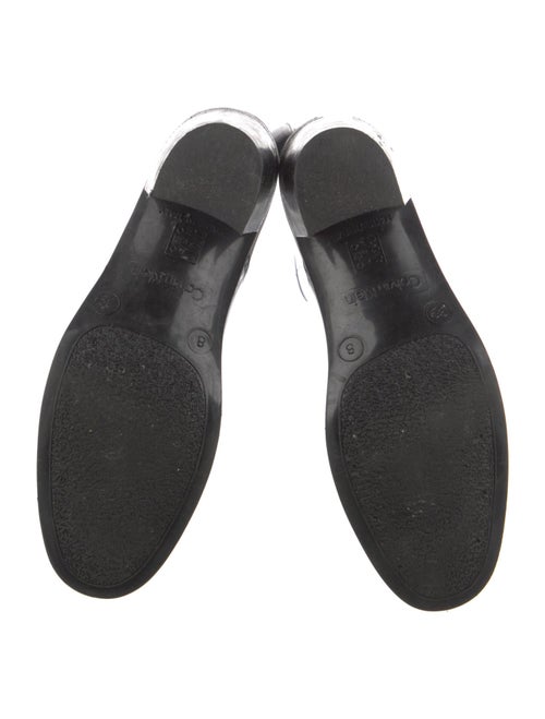 Calvin Klein Collection Leather Rain Boots