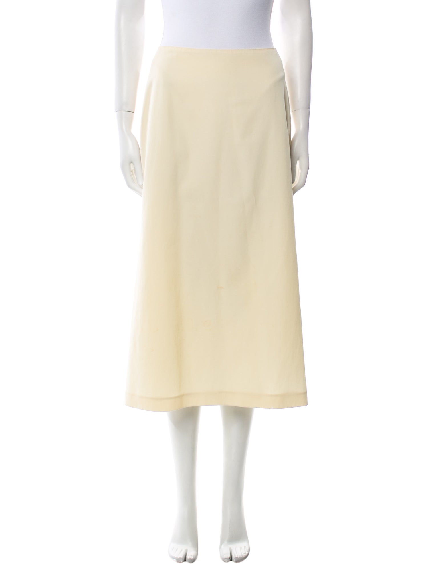 Calvin Klein Collection Wool Midi Length Skirt