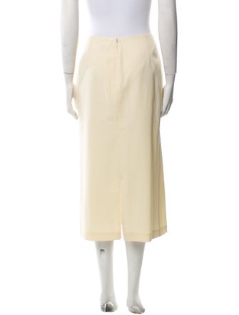 Calvin Klein Collection Wool Midi Length Skirt