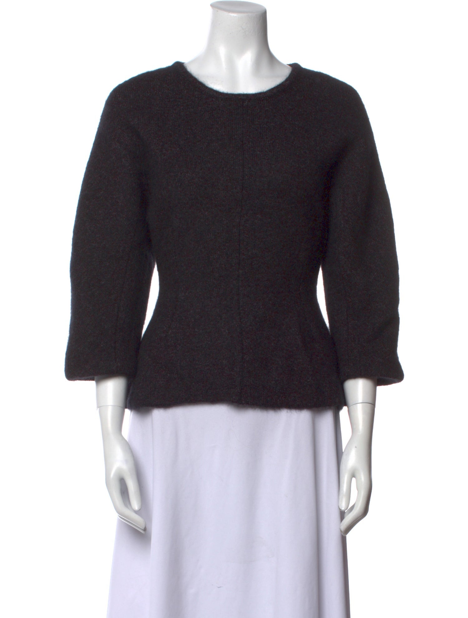 Calvin Klein Collection Wool Scoop Neck Sweater