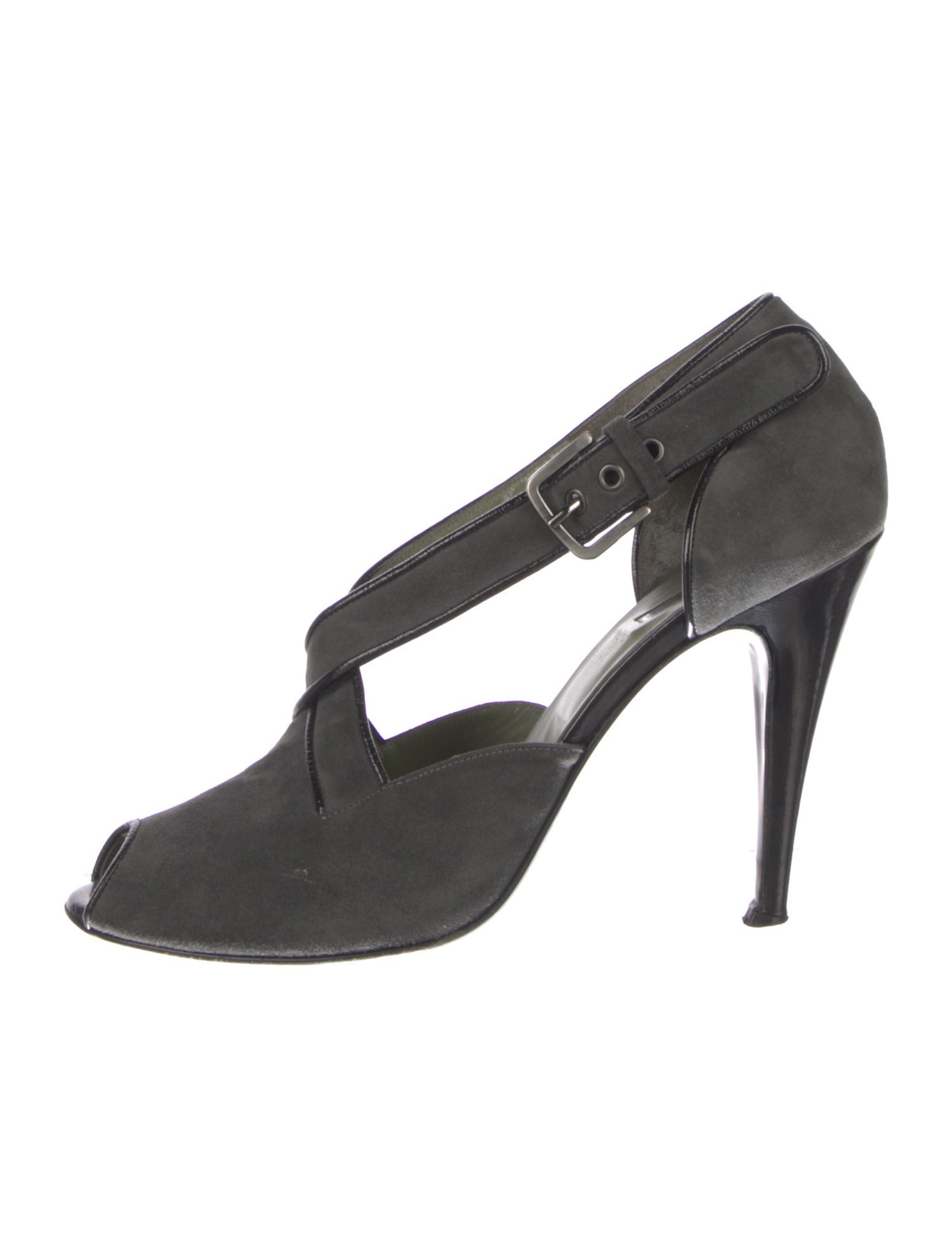 Calvin Klein Collection Leather Slingback Sandals