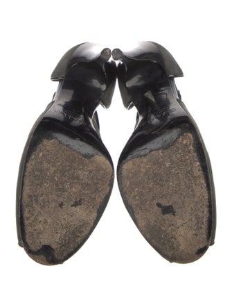 Calvin Klein Collection Leather Slingback Sandals