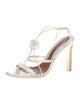 Calvin Klein Collection Leather Slingback Sandals