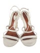 Calvin Klein Collection Leather Slingback Sandals