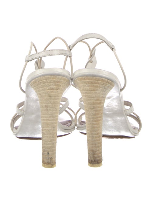 Calvin Klein Collection Leather Slingback Sandals