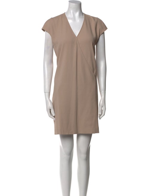 Calvin Klein Collection V-Neck Mini Dress
