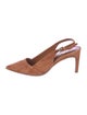 Calvin Klein Collection Suede Slingback Pumps