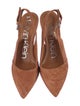 Calvin Klein Collection Suede Slingback Pumps