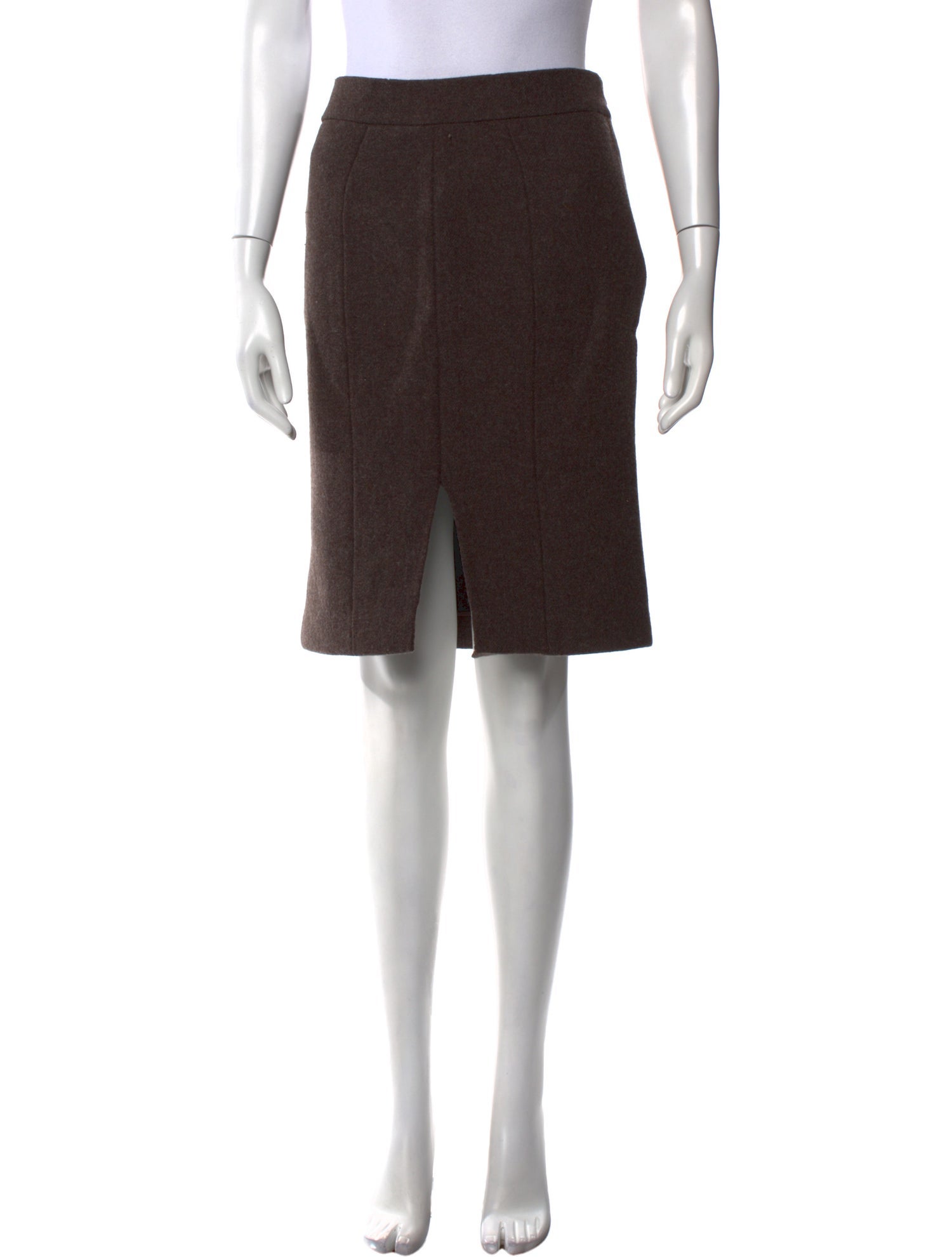 Calvin Klein Collection Wool Knee-Length Skirt
