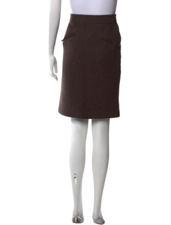 Calvin Klein Collection Wool Knee-Length Skirt