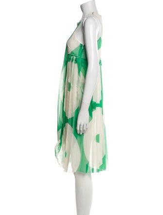 Calvin Klein Collection Silk Midi Length Dress