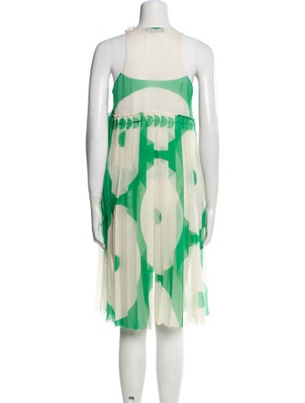 Calvin Klein Collection Silk Midi Length Dress