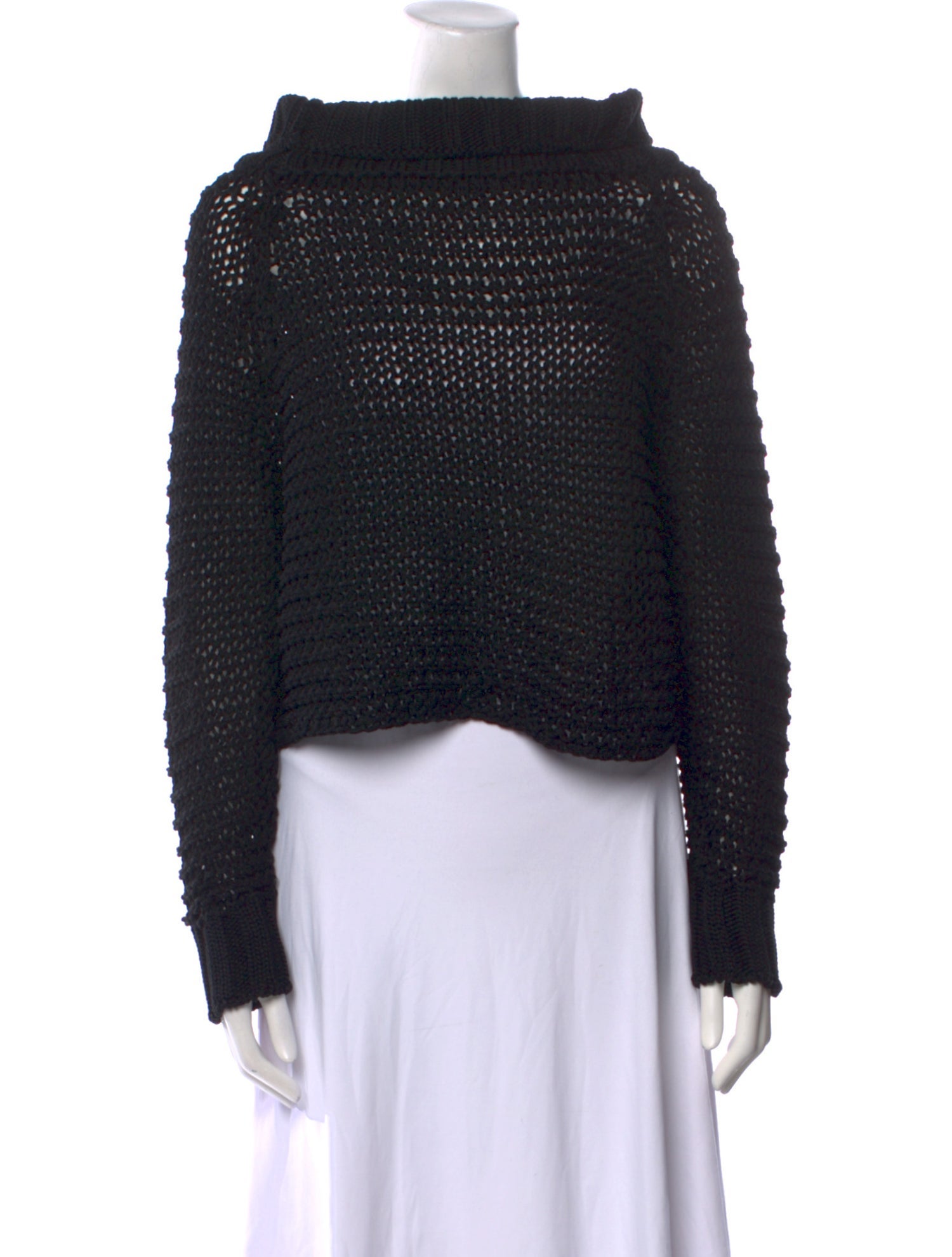 Calvin Klein Collection Mock Neck Sweater
