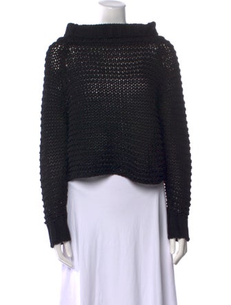 Calvin Klein Collection Mock Neck Sweater
