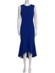 Calvin Klein Collection Crew Neck Long Dress