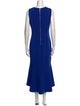 Calvin Klein Collection Crew Neck Long Dress