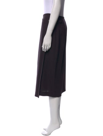 Calvin Klein Collection Wool Midi Length Skirt