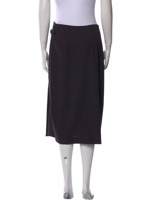 Calvin Klein Collection Wool Midi Length Skirt
