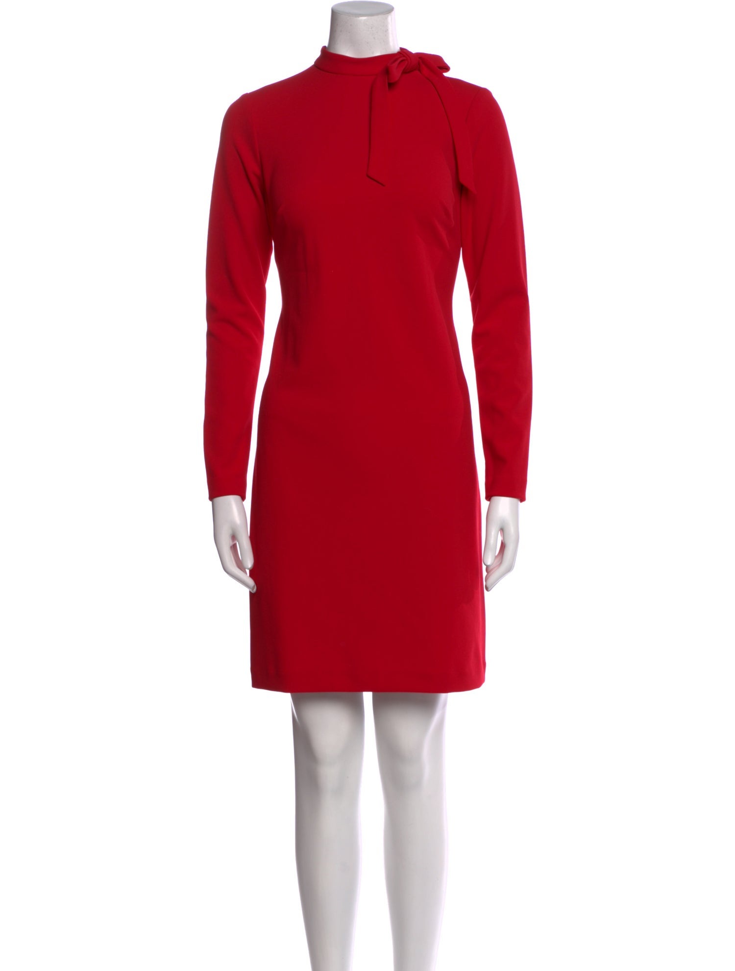 Calvin Klein Collection Mock Neck Mini Dress