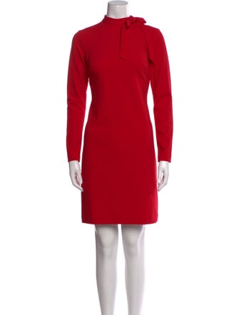 Calvin Klein Collection Mock Neck Mini Dress