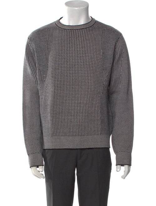 Calvin Klein Collection Wool Graphic Print Pullover