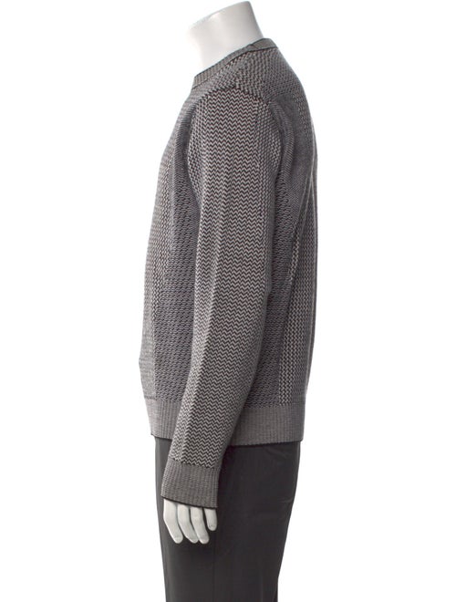 Calvin Klein Collection Wool Graphic Print Pullover