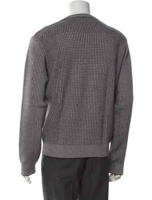 Calvin Klein Collection Wool Graphic Print Pullover