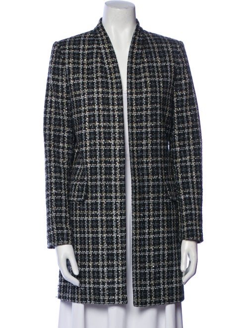 Calvin Klein Plaid Print Coat