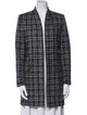 Calvin Klein Plaid Print Coat
